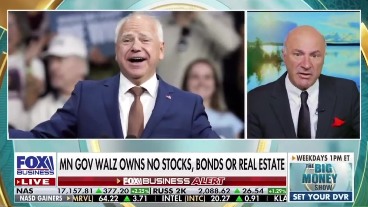 Kevin O'Leary OBLITERATES Tim Walz In Brutal Takedown On Fox