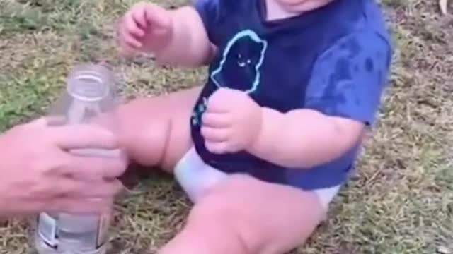 Funny Baby Videos playing # Short