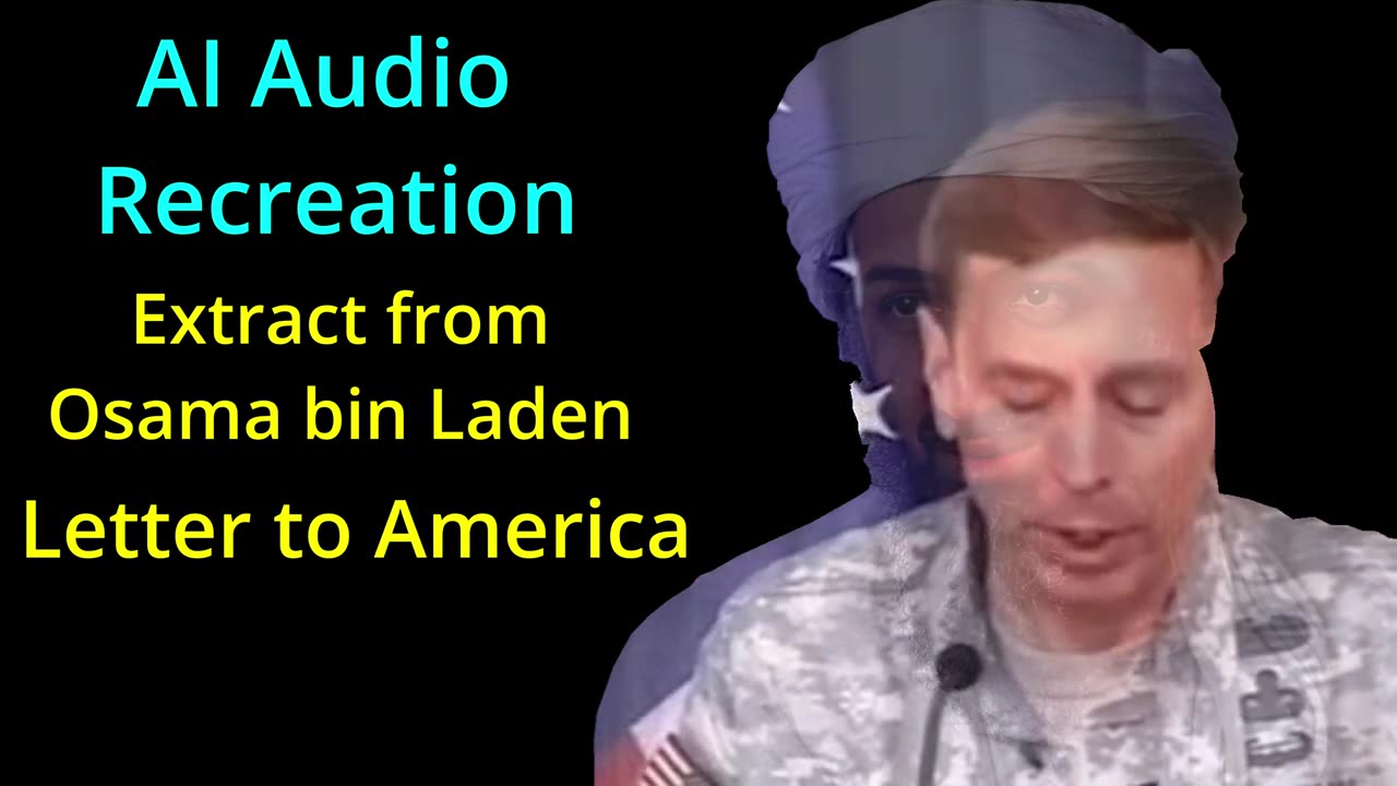 Osama bin Laden in English AI Reconstruction