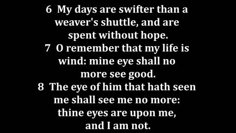 Job 7 King James version