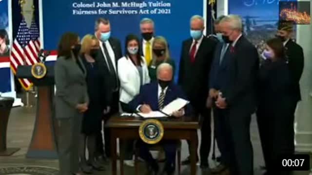 Biden, I'm not going to read it all