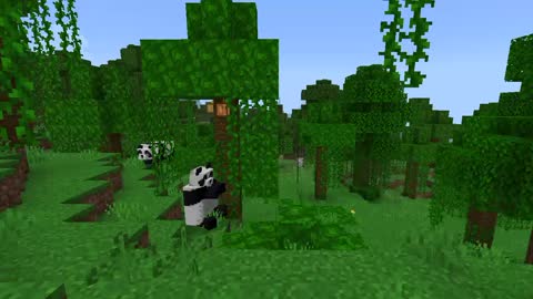 Harp music, minecraft, ambience, jungle, pandas