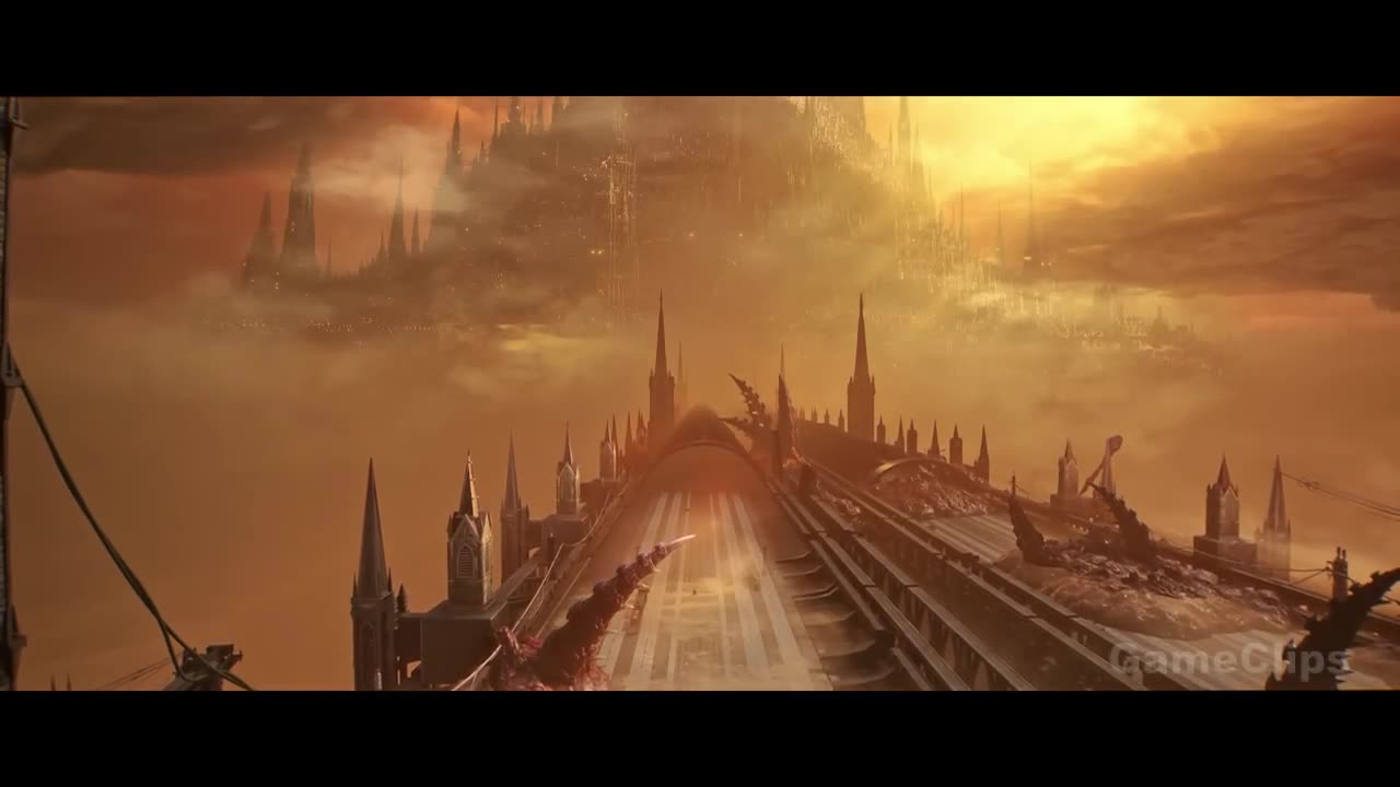 Tyranids Hive City Nuke Scene - Warhammer 40K Space Marine 2