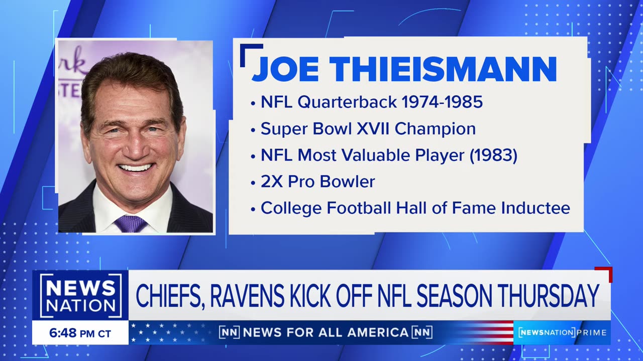 Joe Theismann previews upcoming NFL season: 'I’m ready' | NewsNation Prime