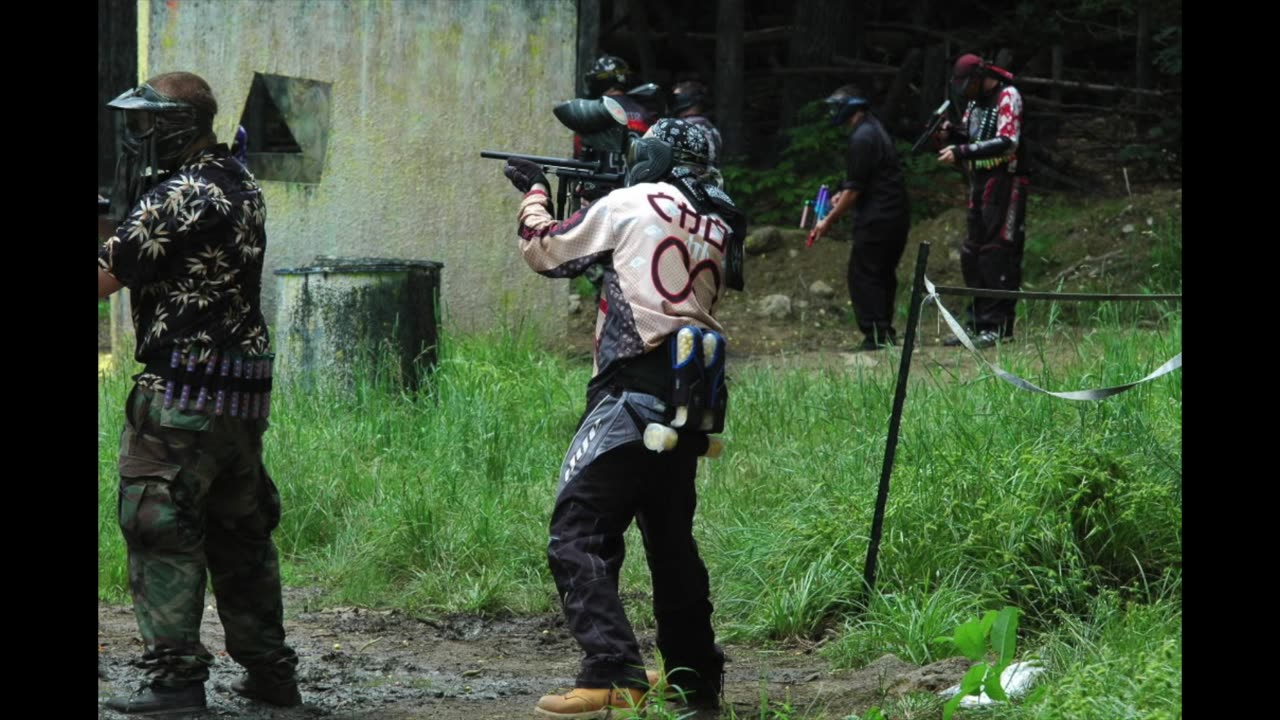 Pump action paintball