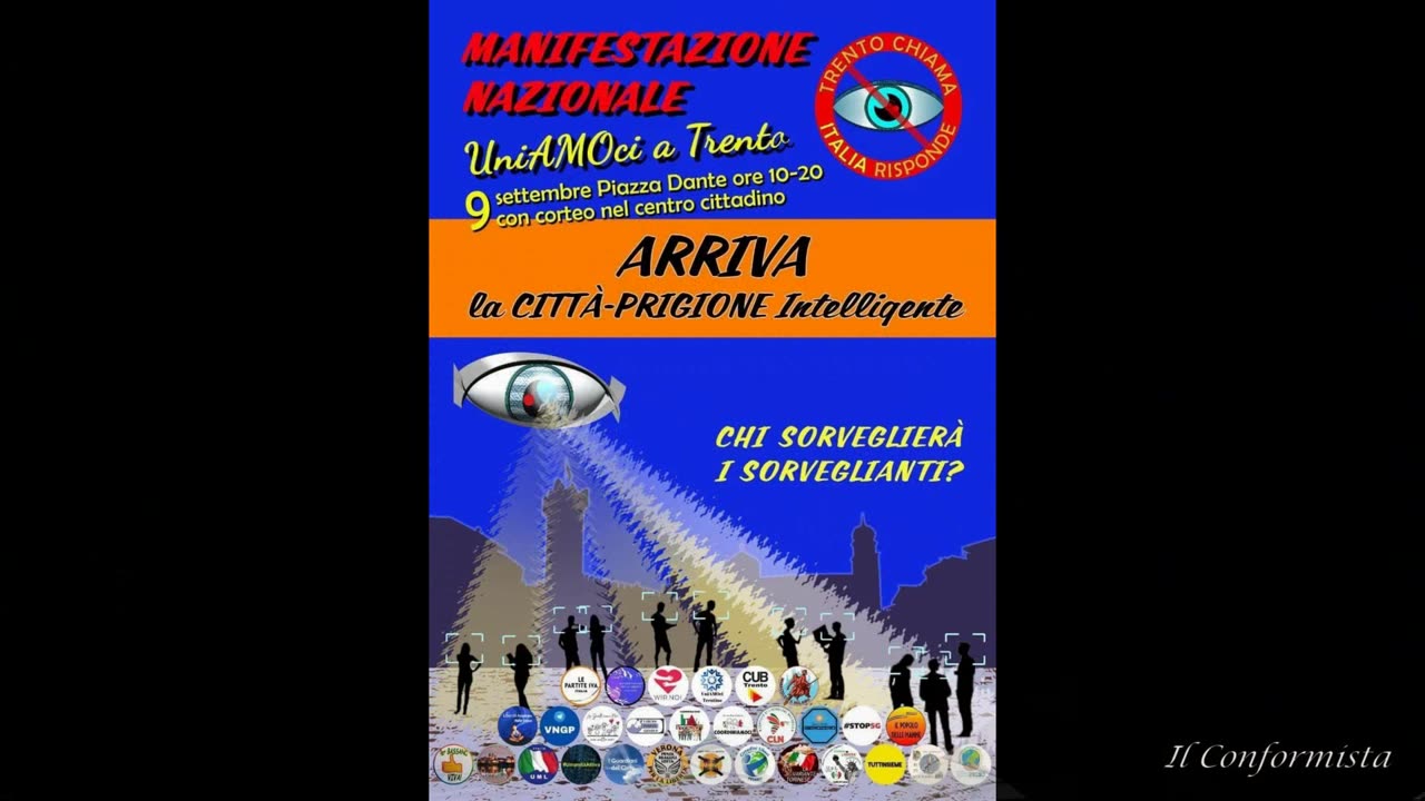 TRENTO - 9 settembre 2023 - ARRIVA LA CITTA' PRIGIONE - Interventi di F. GRIMALDI e F. FRACASSI