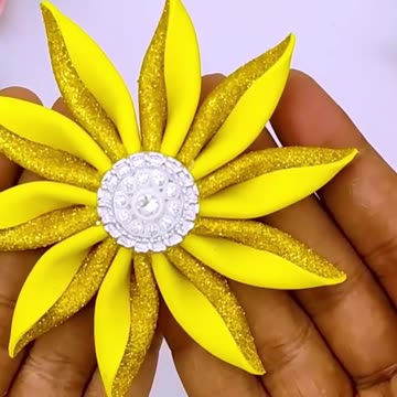 DIY Unique Glitter Foam Paper Crafts Idea #diy #crafts #evafoam #handmade #handmadecrafts