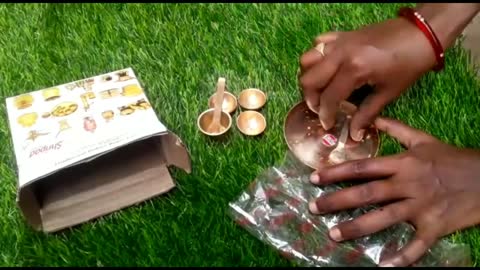 Miniature indian traditional brass - Unboxing miniature dinner set - Brass for miniature kitchen set