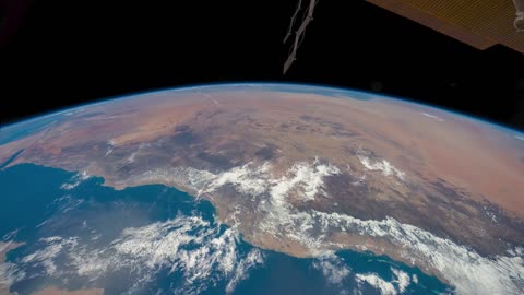 International Space Station Timelapse - Traveling above the Red Sea