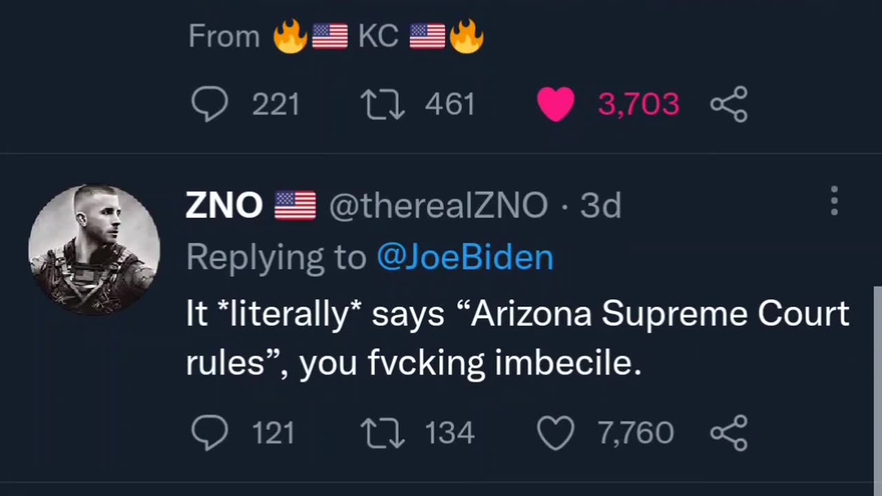 I wonder what Biden's reply section looks like on X these days