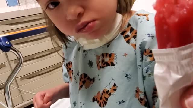 Hilarious! Special needs girl has popsicle for the 1st time in the ER