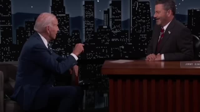 President Biden on Jimmy Kimmel: Dumb and Dumber