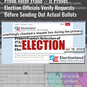 Fact Check: Canceled Mail Ballot Applications In Pennsylvania Do NOT Prove Voter Fraud