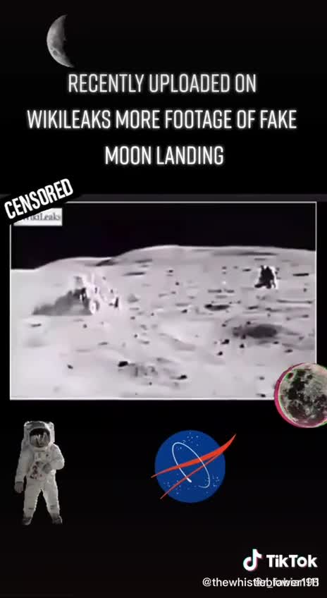 And on and on it goes. More moon landing hoax footage.