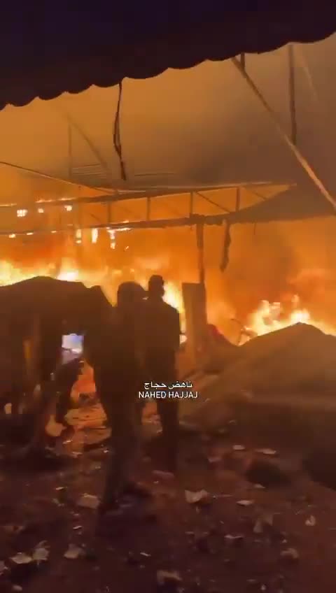 Tragic Bombing at Al-Aqsa Martyrs Hospital Leaves Displaced Families in Flames While Asleep