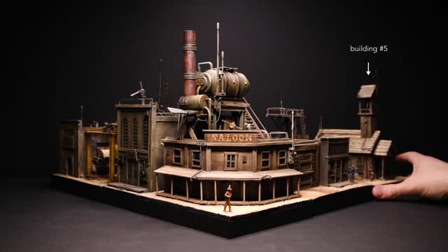 【Model making】Build a western town 1