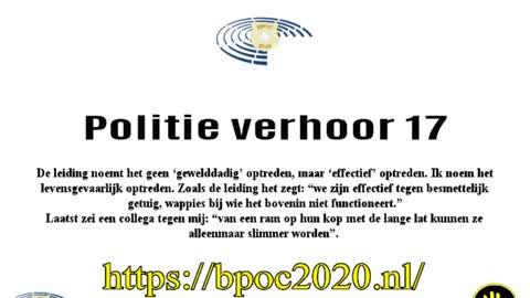 Bpoc politie verhoor 17