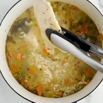 Creamy Chicken and Rice Soup