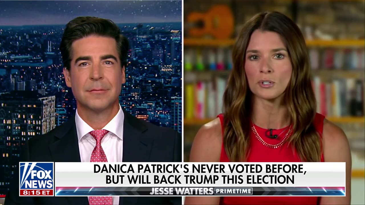 Danica Patrick reveals she’s voting for the first time, and it’s not for Kamala Harris