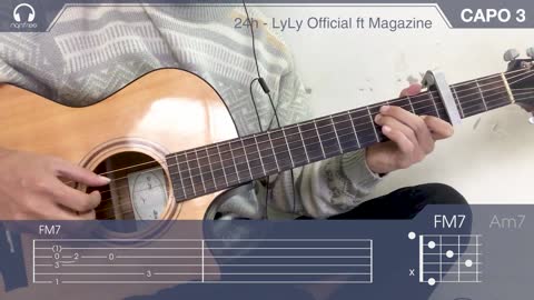 24h (LyLy ft Magazine) - Hướng Dẫn Đệm Hát, Tab Intro, Hợp Âm