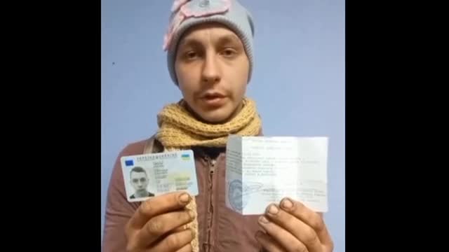 Ukrainian militant tried to run in women clothes but failed