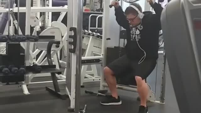 Glasses white beats gym fail