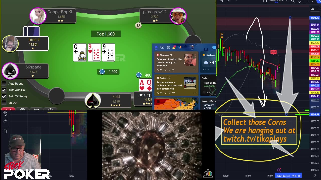 Play Poker, Trade Crypto, and Give it All Away 12/21/23