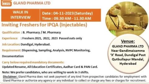 Demo class for certification course in clinical research_Global pharma academy