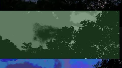 From what happened to dusk? Three different views. Spooky.