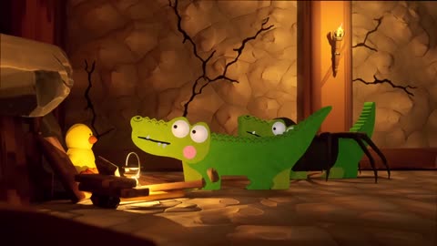 Silly crocodile 🐊 - silly spider