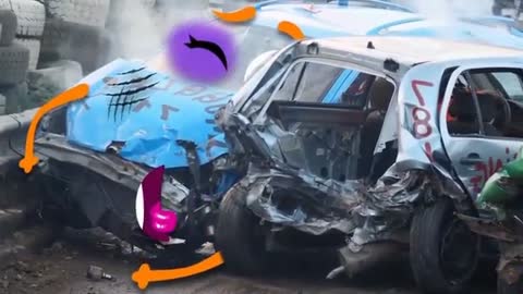 Funny car wars demolition derby hardest hits racing doodles