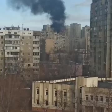 Missile Bomb Hits Apartment Buildings In Ukraine