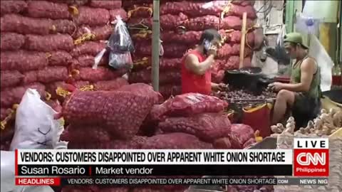 Vendors- Customers disappointed over apparent white onion shortage - News Night