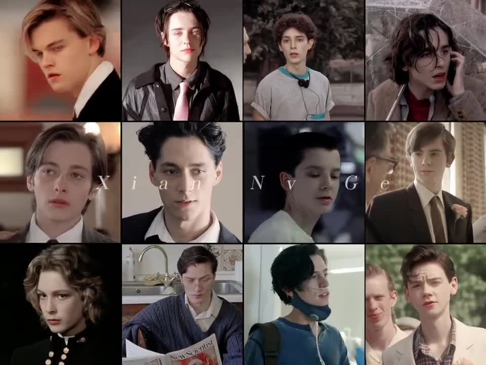 The beauty of male stars