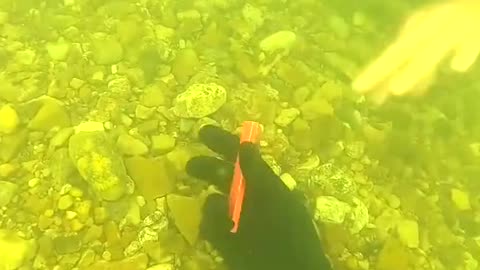 Clean up the underwater garbage and protect the marine natural environment.#18