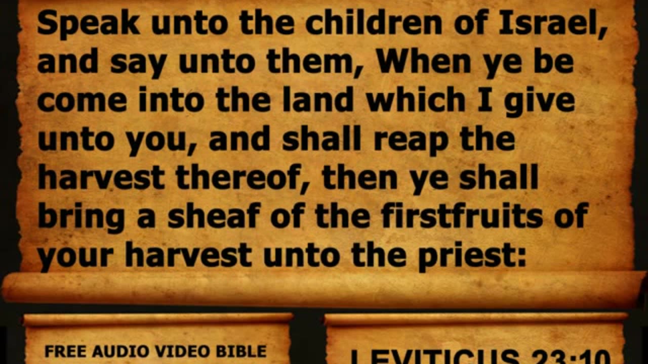 Bible Book 03. Leviticus Complete 1-27, King James Version (KJV) Read Along Bible