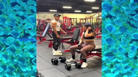Telling bodybuilders to move prank👀