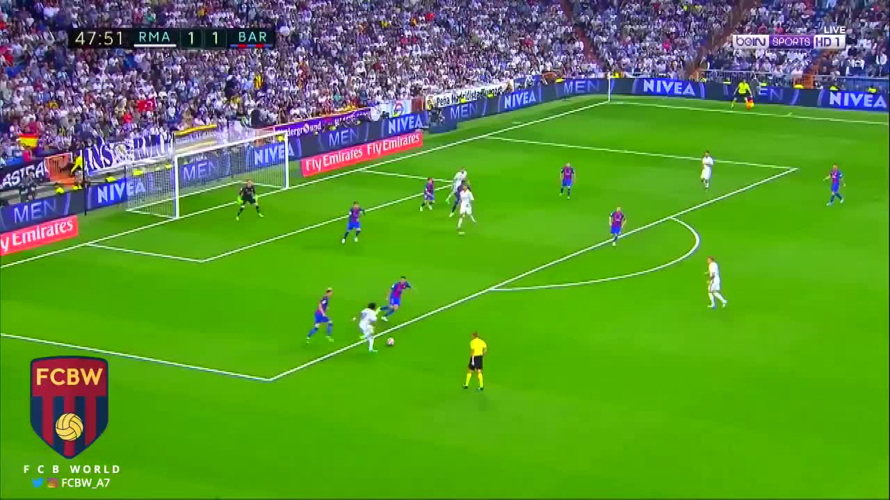 Toni Kroos shot saved by Ter Stegen