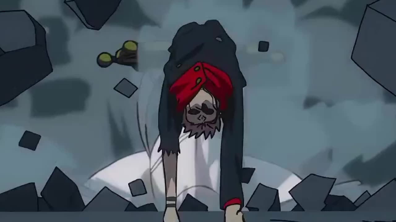 Jujutsu kaisen: part of MAHORAGA vs SUKUNA fight