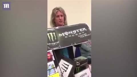 Monster energy or monster piss? Symbolism taught me to pass on it.