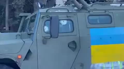 Ukrainian Forces Using Captured Russian Tiger-M Vehicle