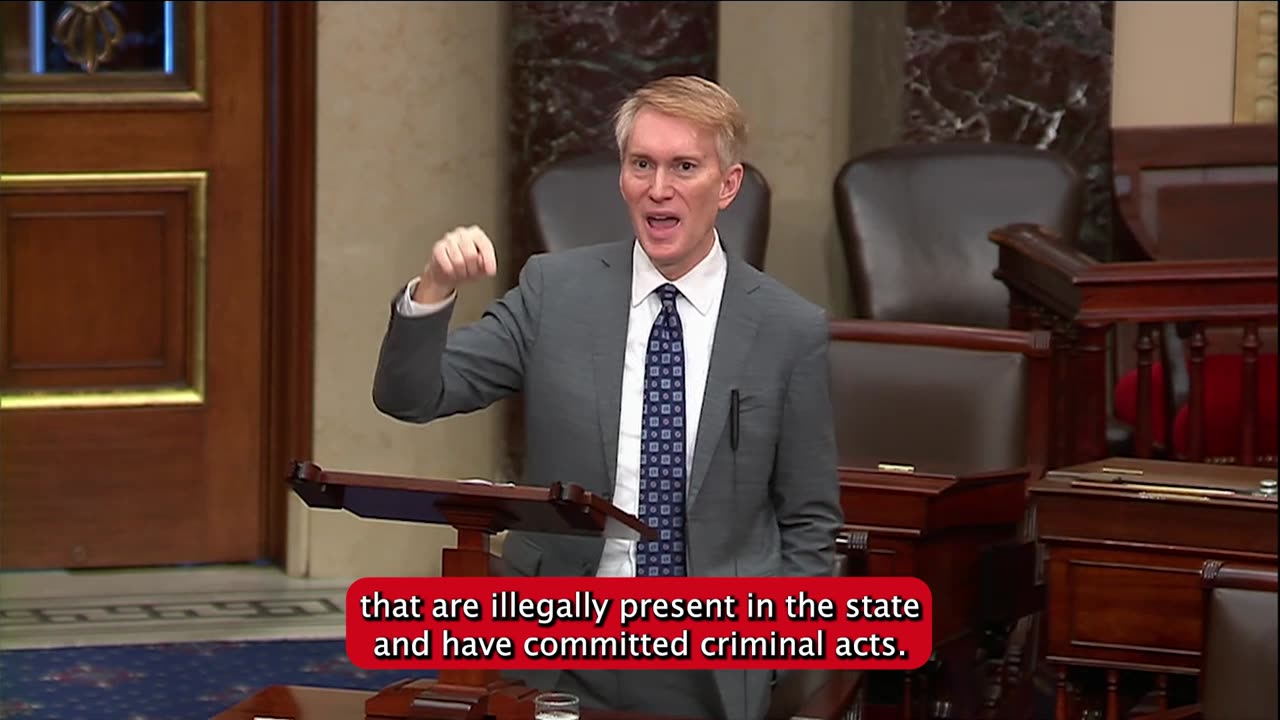 Lankford Speaks on the Senate Floor on Failures of the Biden Administration at the Southern Border