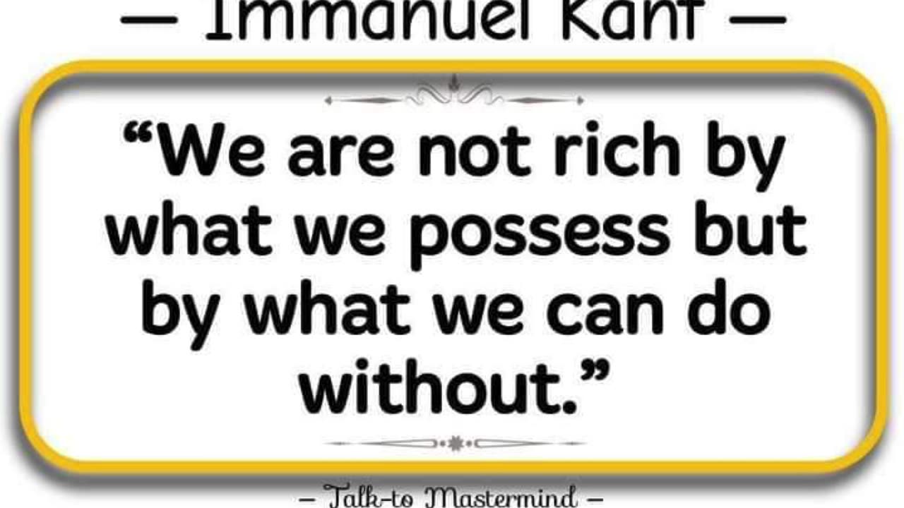 We are not rich...