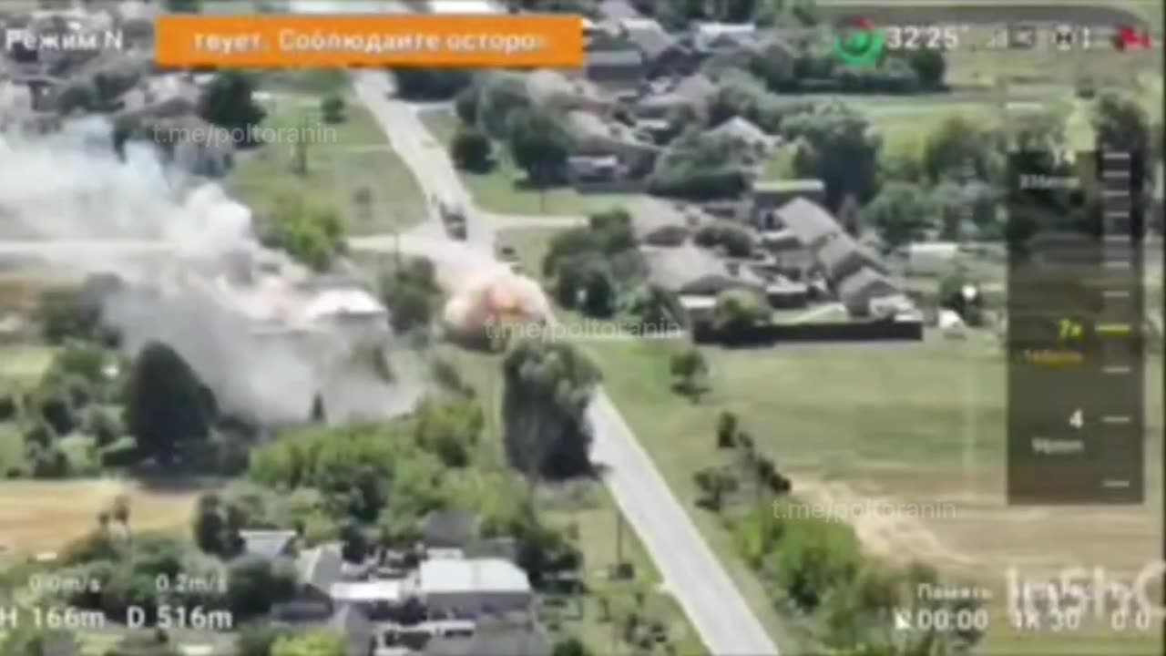 🇷🇺🇺🇦 Destruction of a column of the Ukrainian Armed Forces in the Kursk region.