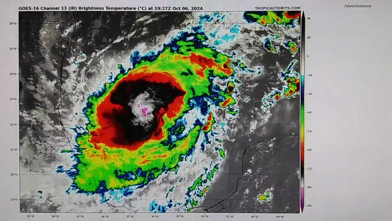 10-5-2024; Hurricane Milton's Rotation Jump Started; Storm Scheduled to Strike Near Tampa Bay