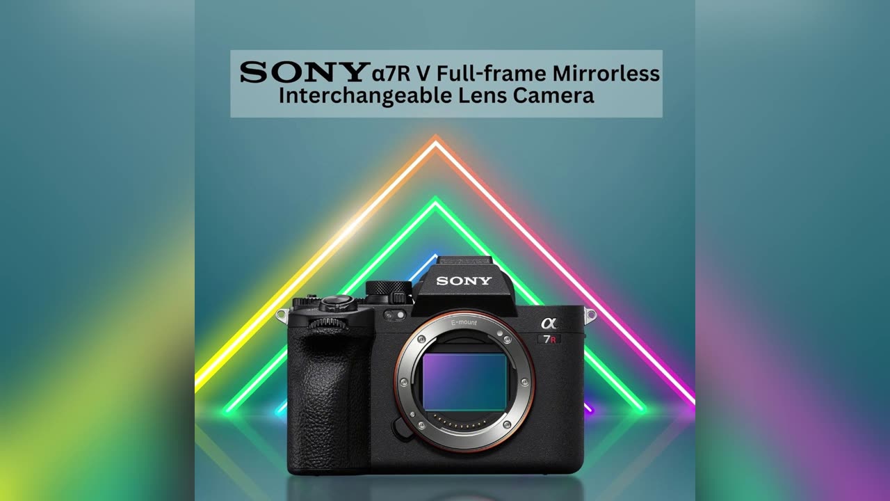 Sony Alpha a7R V Full-Frame Mirrorless Interchangeable Lens Camera Body