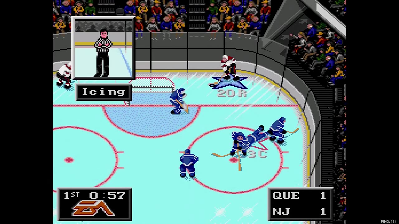 NHL '94 New Player League game 15 - Eldritch (QUE) at Len the Lengend (NJ)