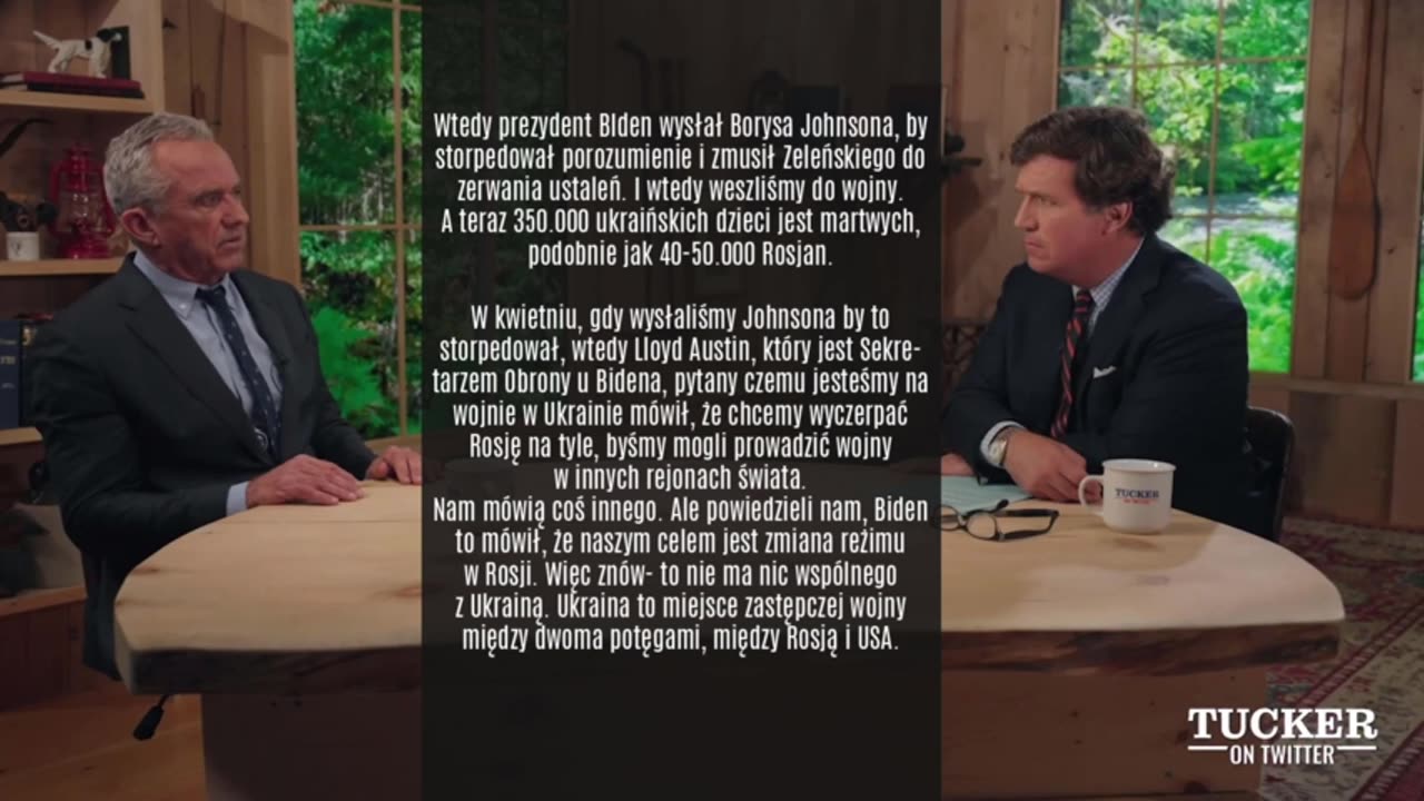 Robert Kennedy Jr o wojnie na UPAdlinie