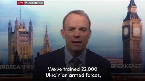 UK will do 'everything we practically can to support Ukraine', Dominic Raab says