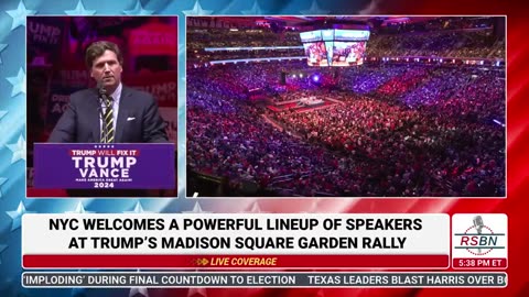 FULL SPEECH: Tucker Carlson Delivers Remarks at Madison Square Garden